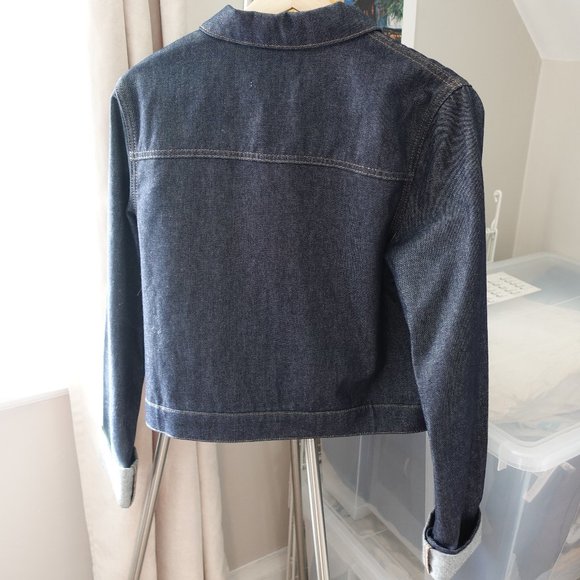 Urban Outfitters Cropped Denim Jacket - Picture 2 of 4